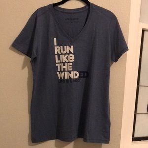Life is good running tee